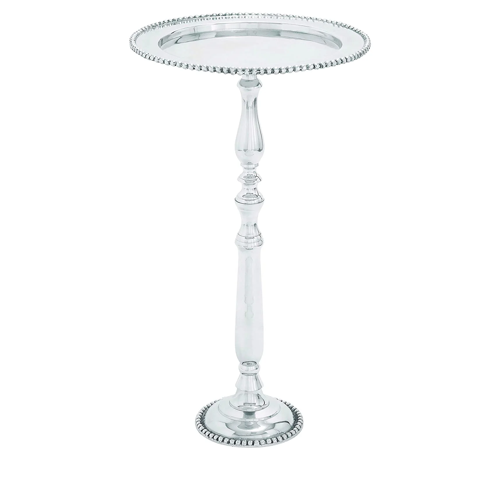 Luxurious Aluminum Side Table Plain Polished Living Room Furniture End Table Cheap Metal Table Customized
