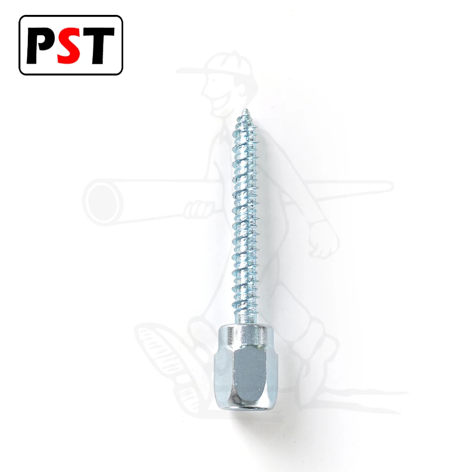 Винт Sammy Style из прямой древесины вертикальный якорь 3/8 дюйма резьба 1/4