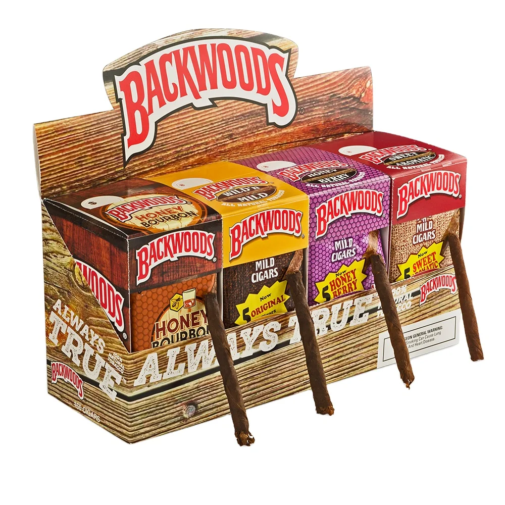 Cheap whole sale Banana Backwoods / Vanillia Honey flavor / Black and Sweet Aromatic Cigars Available In Stock on discount now