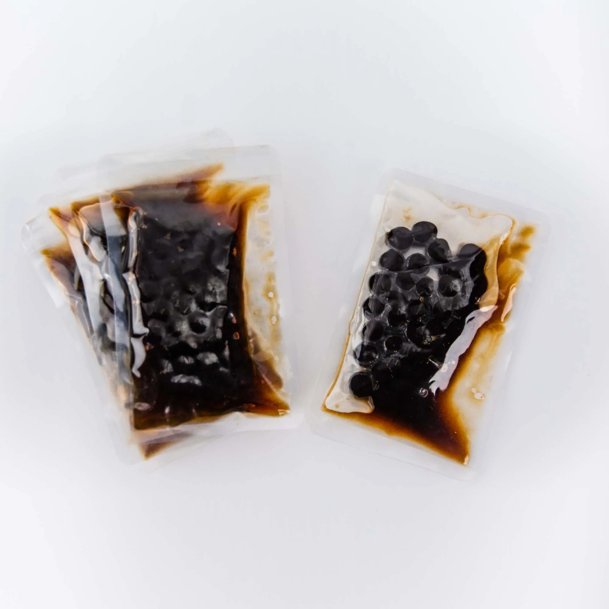 Instant Tapioca Bubble Boba Pearls, Ready To Use Shelf-stable without preservatives in Individual Serving Portions