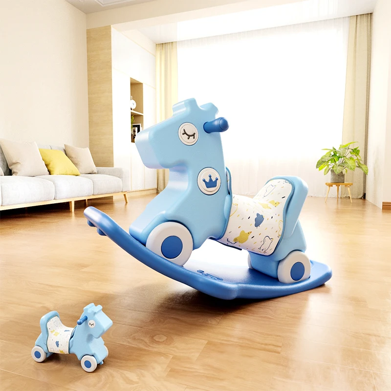 
Wholesale Hot Sell Mechanical Rocking Horse Children Slide Rocking Horse Kids Deer Rocking Horse For Kindergarten Indoor Outdoo 