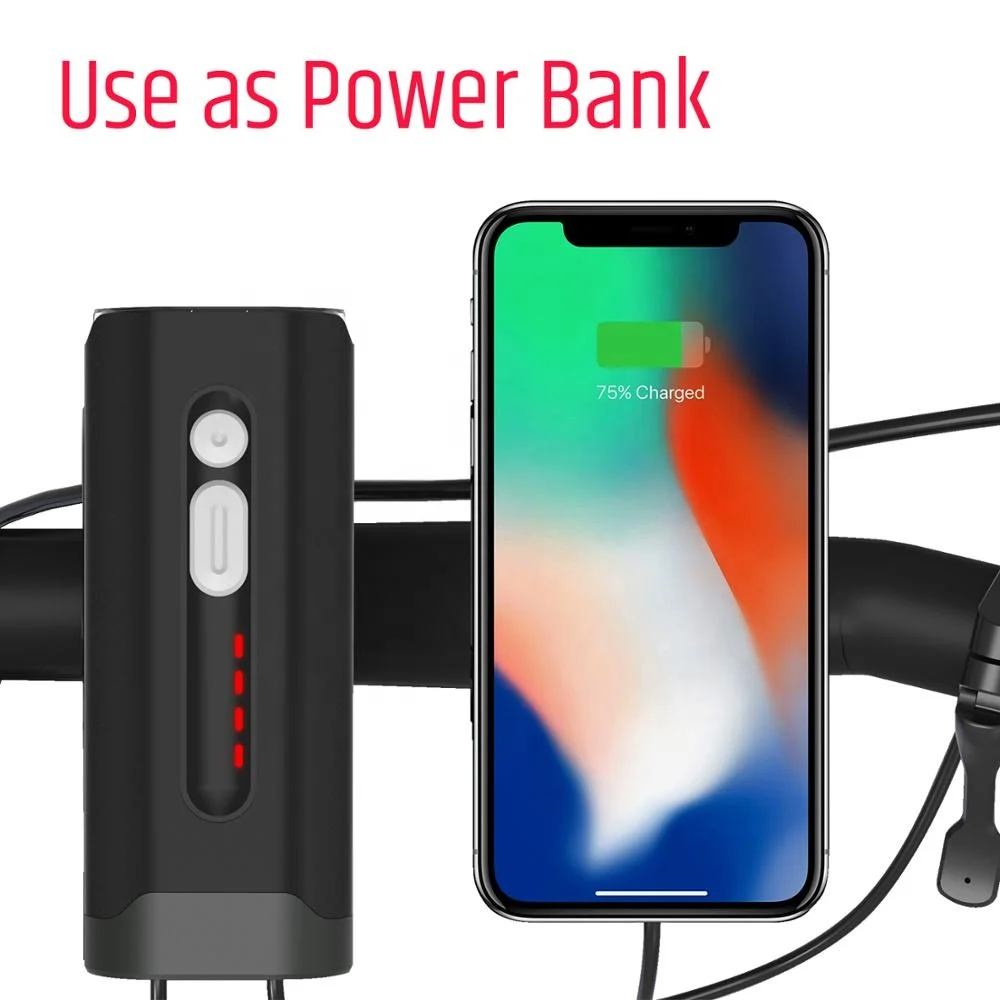 2023 New Arrival Super Bright Rechargeable Bike light 2000 lumen