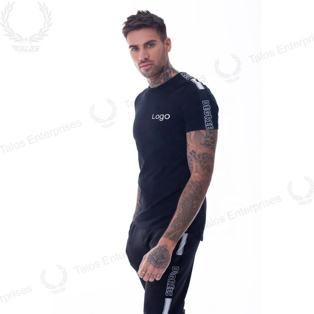 
Custom design t-shirts branded tape t shirts wholesale 