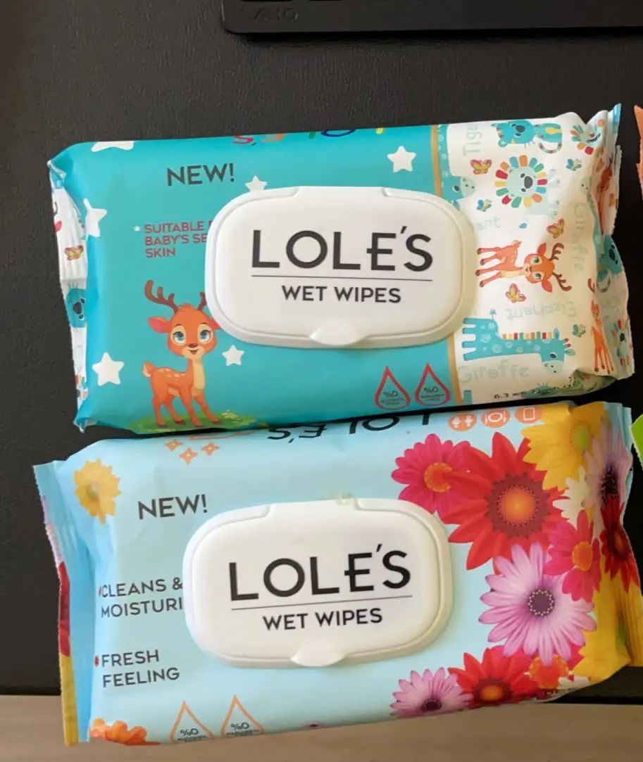 Turkish Wet Cleansing Wipes for Household Cleaning Baby Body Makeup Remover Flushable From Turkey
