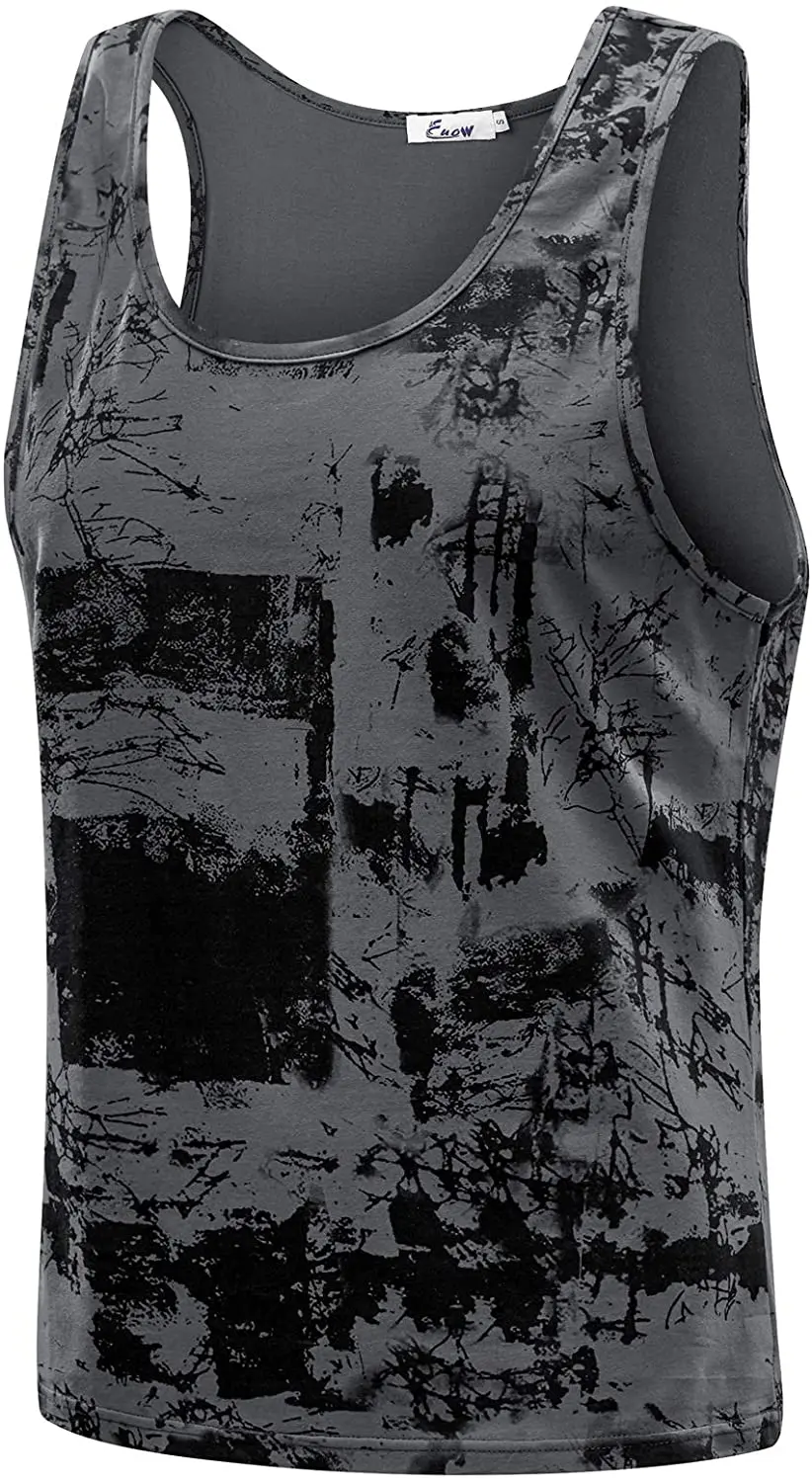 Summer 3D new sublimation tank top vest for men sports custom fitness tank top men wear vest