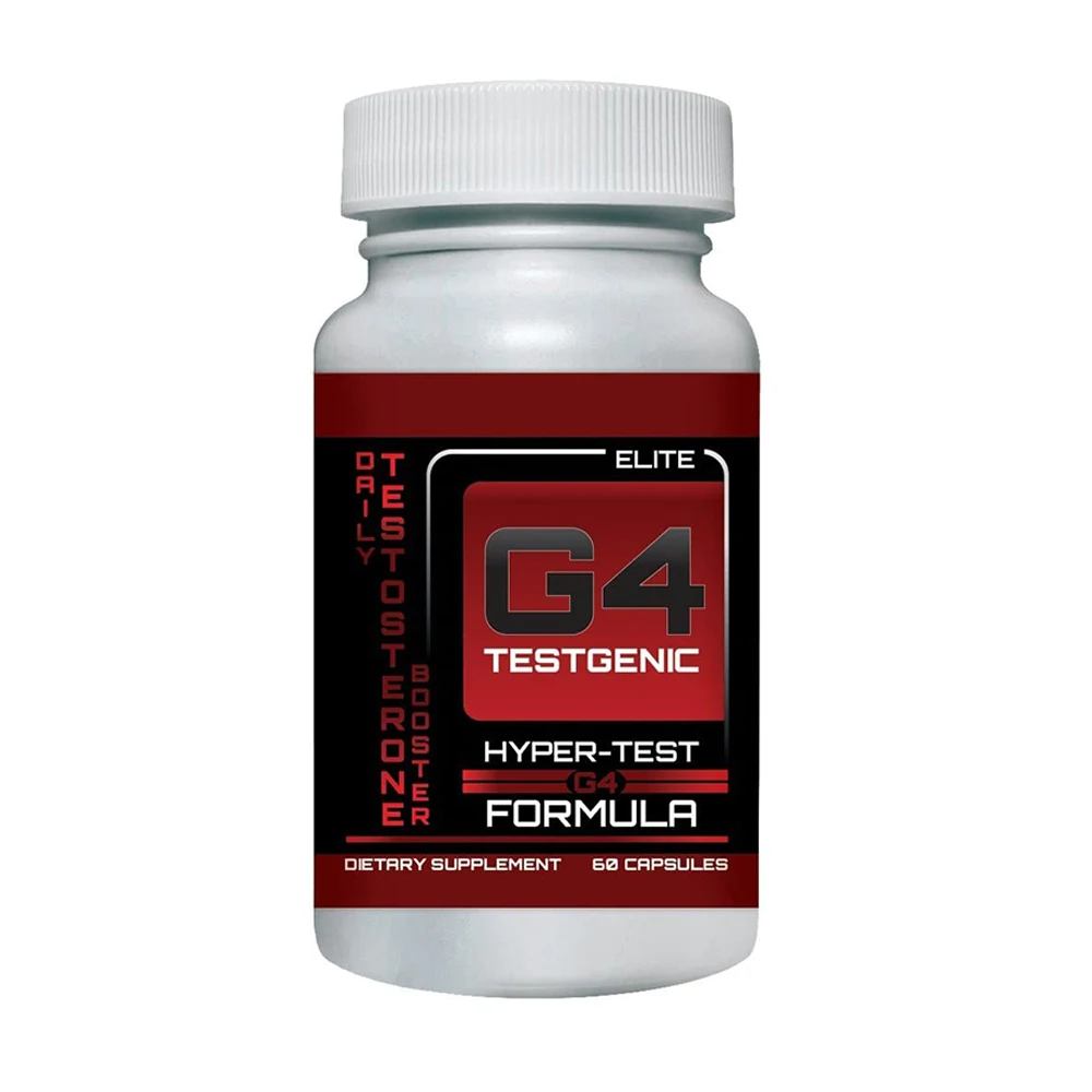 
 G4, тестогенный усилитель тестостерона, увеличение тестостерона, либидо и энергия, 9 мощных ингредиентов, 60 капсул, пищевые добавки  