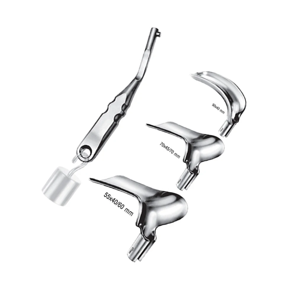 HIGH QUALITY SCHERBACK SPECULA SET COMPLETE 1 HANDLE 5 BLADES 1 WEIGHT GYNECOLOGY INSTRUMENTS