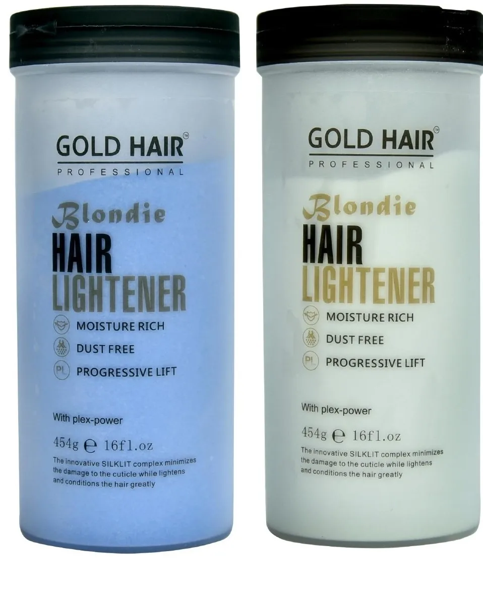 
Dust-Free Professional White Blue And Black Color Hair Bleaching Powder 