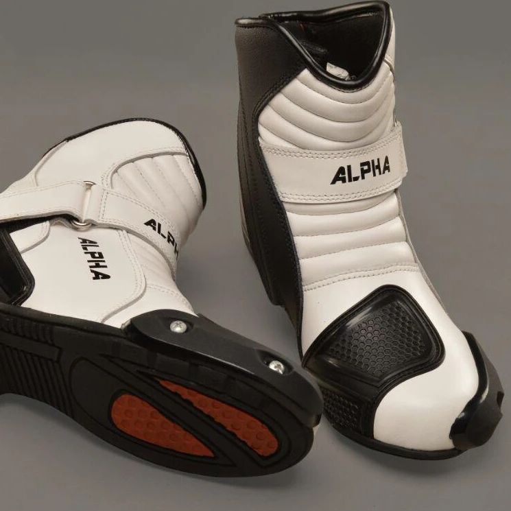 
Pro biker leather Motorbike motorcycle boots men racing bots motor bike shoes for unisex 