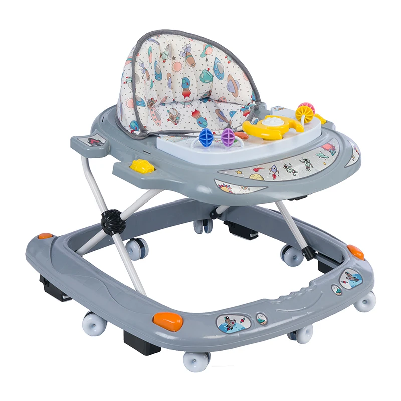 Baby Walker Wholesale Baby Walkers Comfortable Carrier New Model Different Light Melody Activity Toys Table 2024 Baby First Car