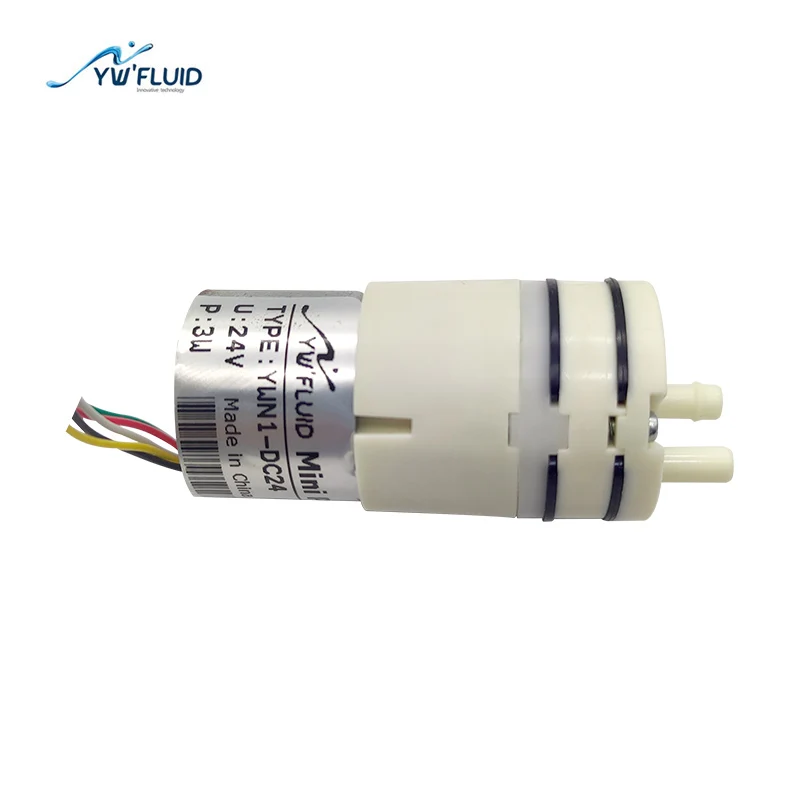 YWfluid 12V/24V Mini Diaphragm Pump Supplier with BLDC Motor and High performance