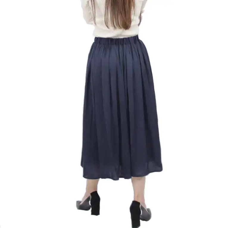 Wholesale Ladies Woven A-Line Casual Skirt