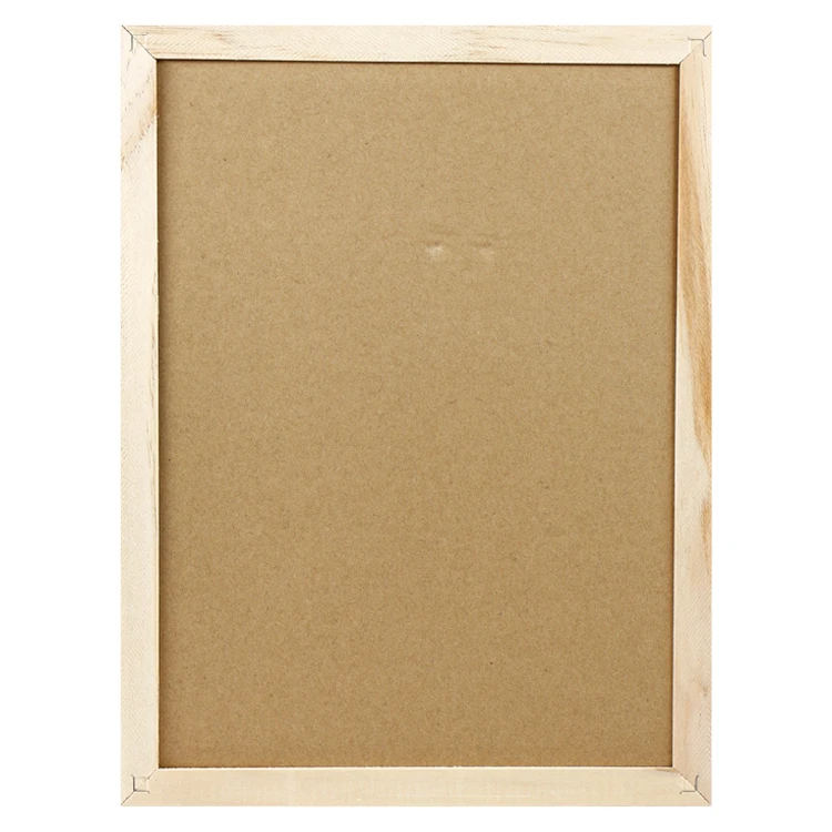 Hot sale factory supplier wood frame corkboard with push pin for school and office wood cork board