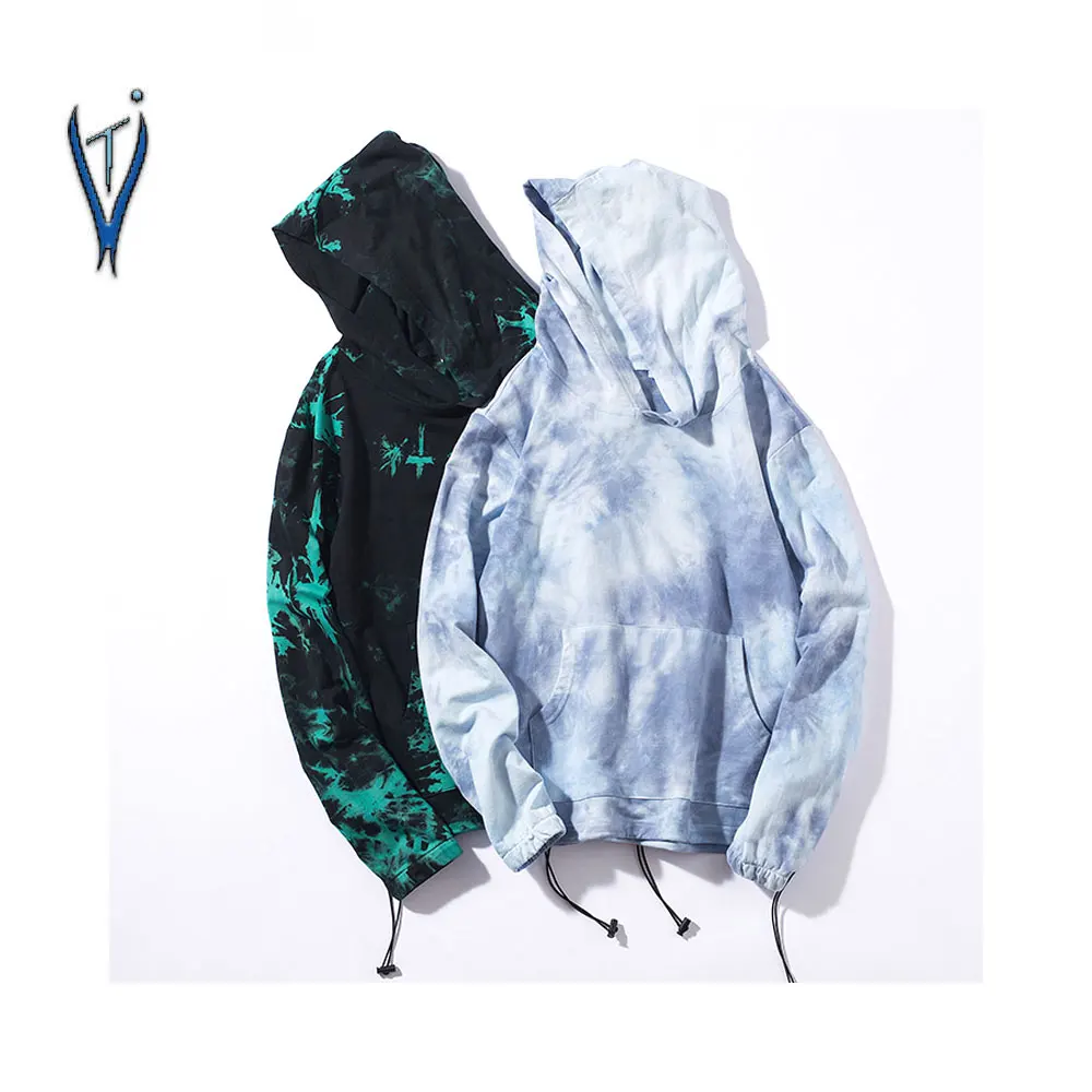 Beautiful design tie Dye Hoodies Hot Sale Popular Breathable Long-sleeved Unisex Pullover