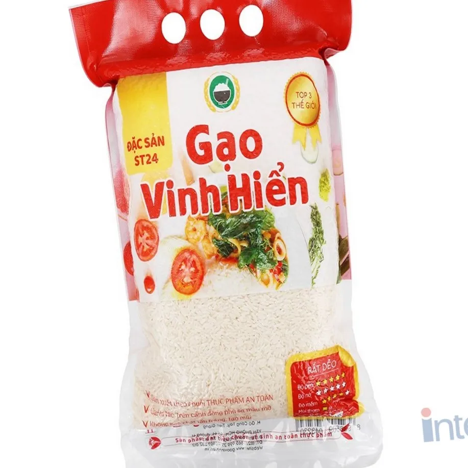 Высококачественный органический рис с длинным зерном ST24