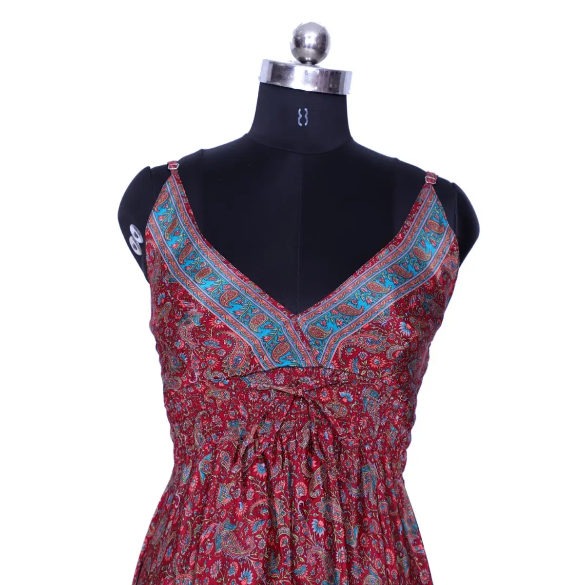 Sleeve less silk halter maxi dress long summer dress gypsy style clothing boho gift for women