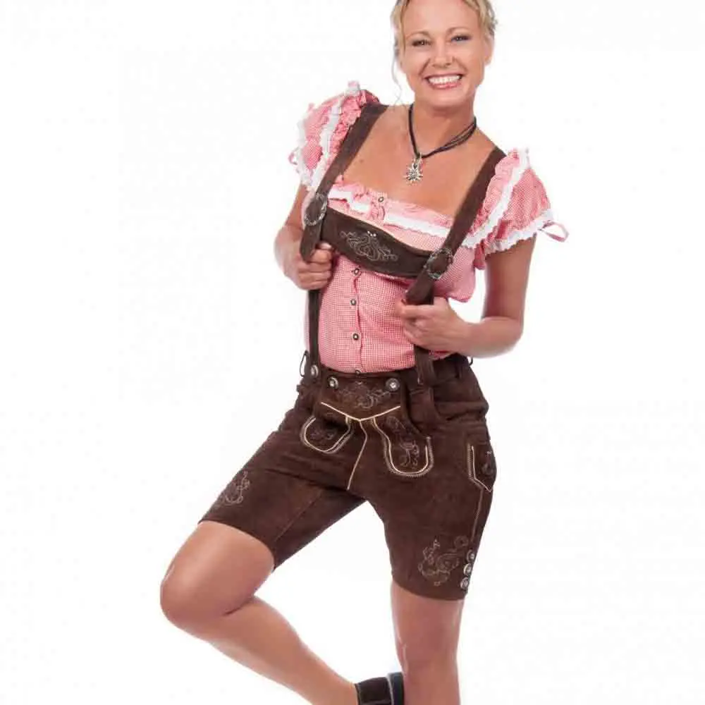 Немецкие длинные брюки старого коричневого цвета babario okobergest Trachten Lederhosen burg