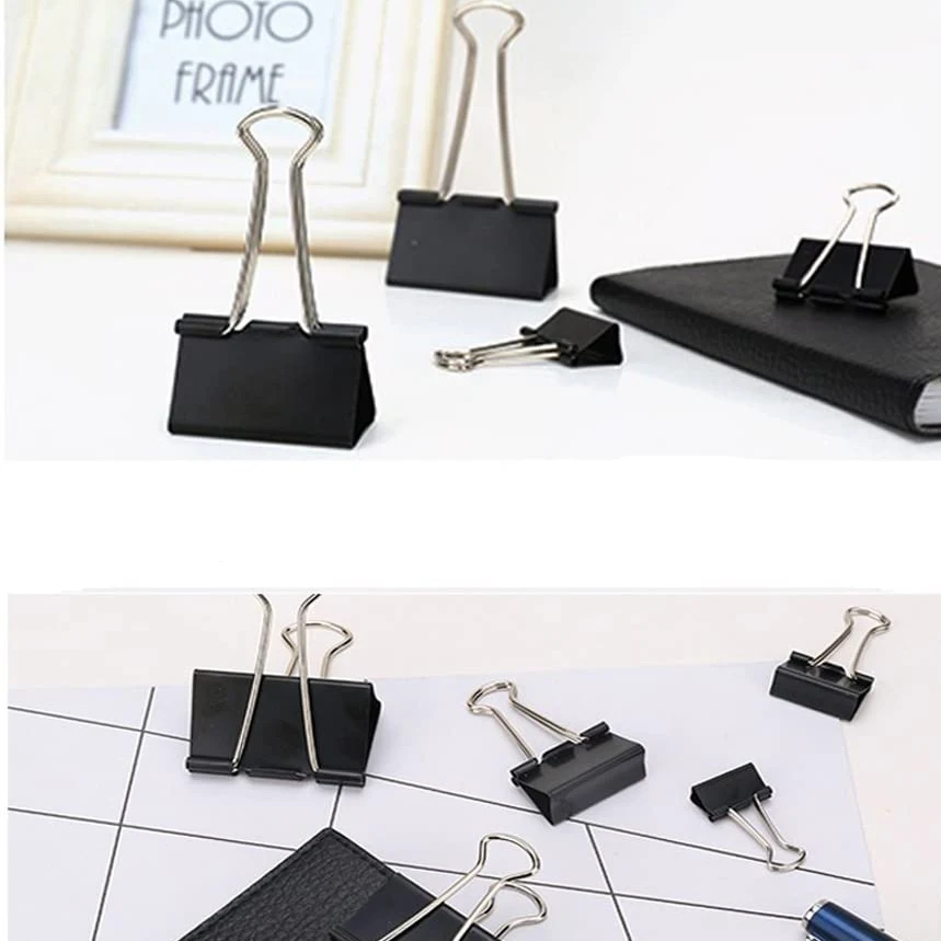 Наш супер крутой винтажный золотистый ностальгия Серия 6 шт. 32 мм 1-1/4 дюйма черный 12 25 1 дюйм с пластиковой коробкой связующие