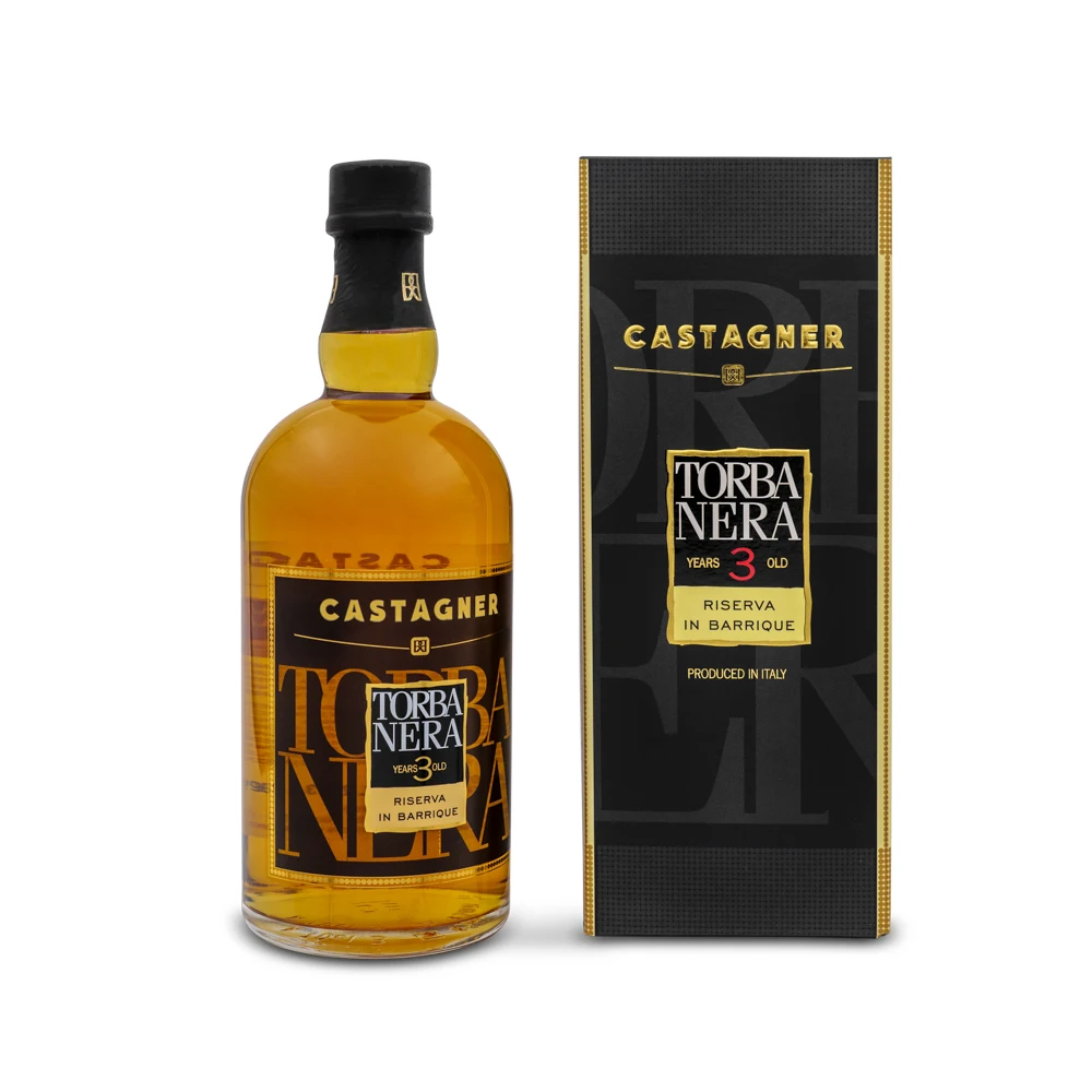 PREMIUM MADE IN ITALY HIGH QUALITY MARC GRAPPA TORBA NERA 3 ANNI RISERVA 700 ML GLASS BOTTLE