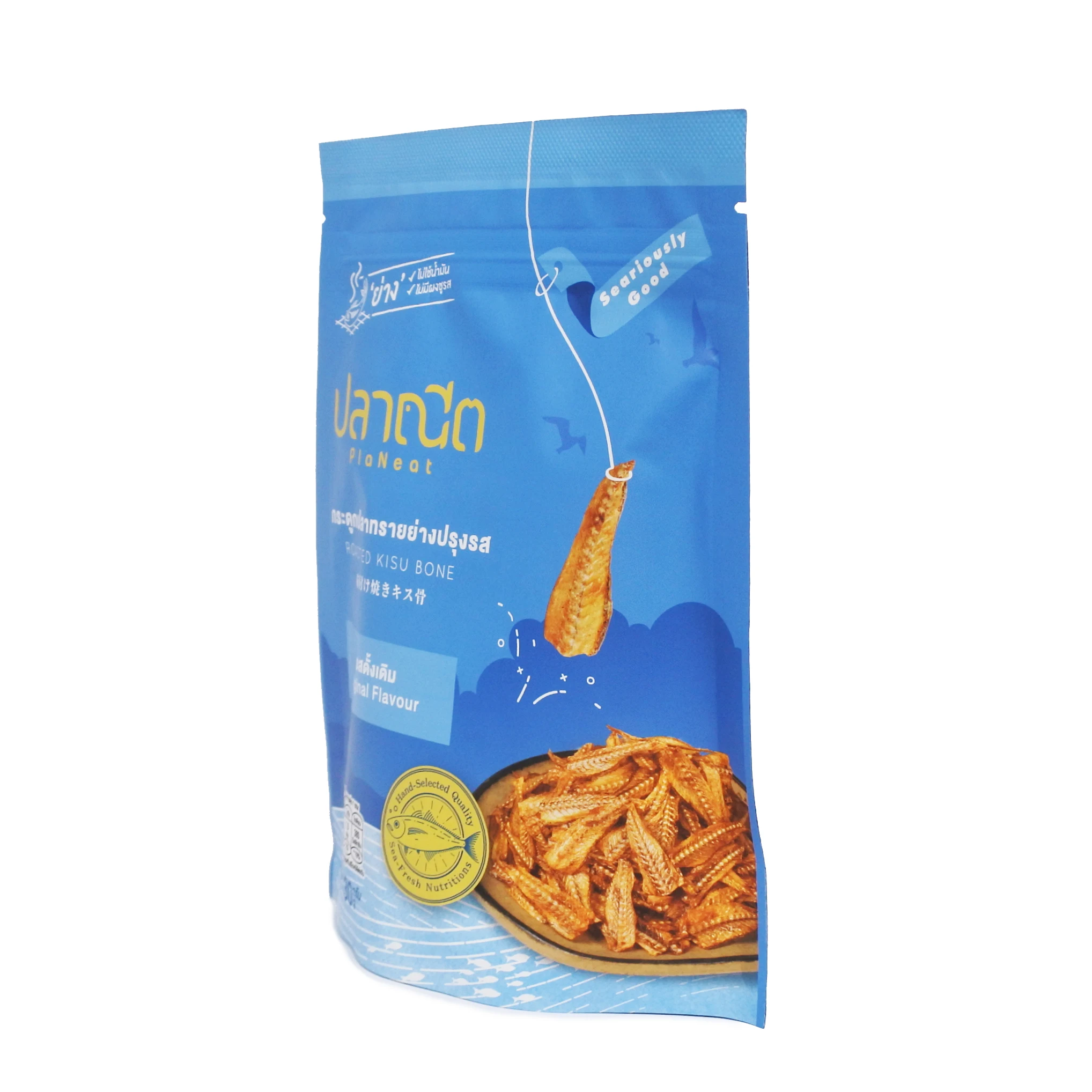 
Thailand Planeat Seafood Snack Roasted Kisu Bone Fish Original Flavour 