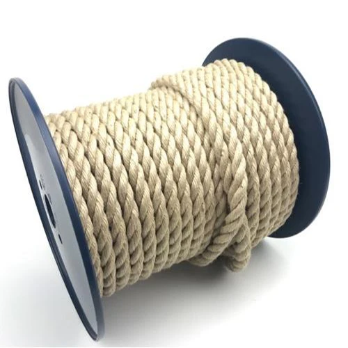 High Quality Braided Cotton Jute Rope from Bangladesh Roll-Packed for Decorative Packaging Use