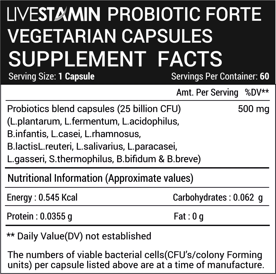 Probiotic capsules  25 Billion CFU Per Capsule 14 Probiotic Strains Lactobacillus Gut Health Supplement Private Label GMP ISO