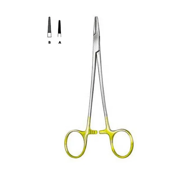 Crile-Wood Needle Holder / TC Instrument/ Medical Equipment/ Gold