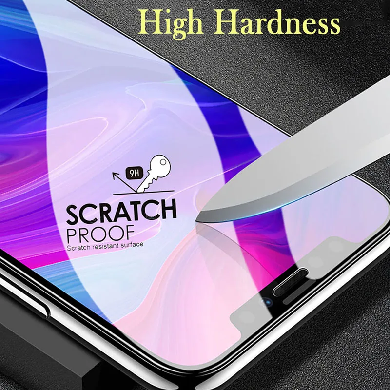 anti blue light tempered glass for iphone samsung Huawei Xiaomi Redmi Realme anti-blue screen protector