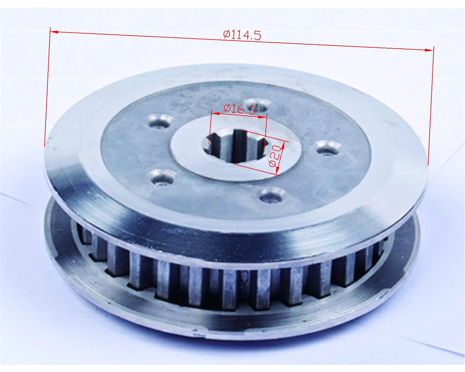 High quality motorcycle engine parts clutch pressing plate series model GS-125 (add iron)
