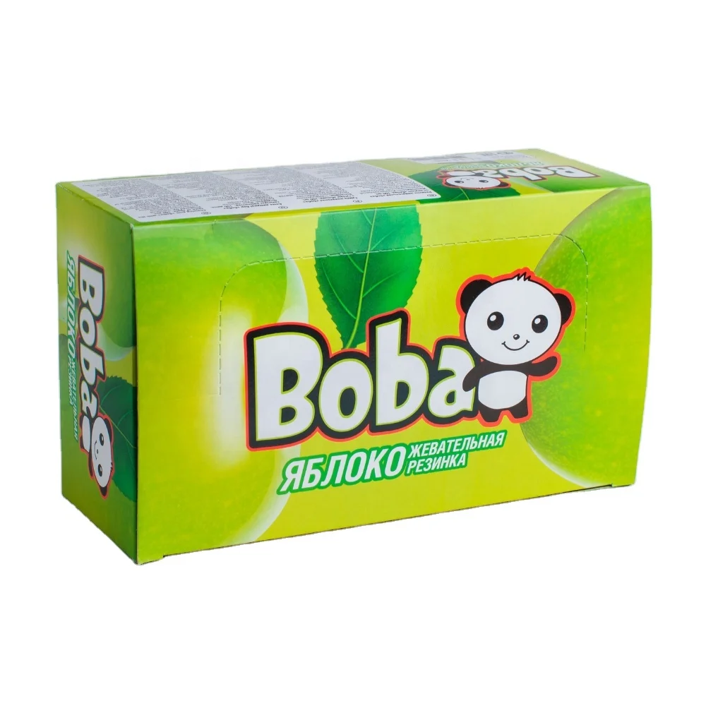 Натуральная жевательная резинка «boba», яблоко
