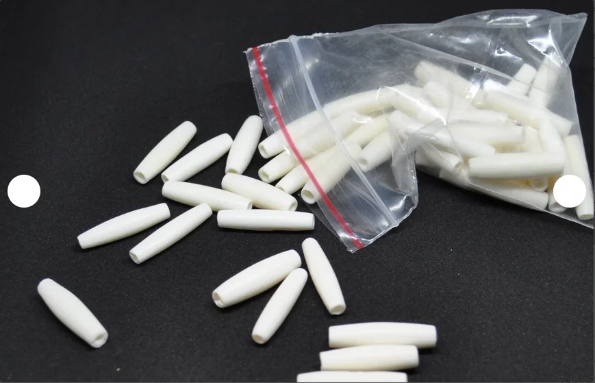 Бусины Из Натурального Волоса буйвола разных размеров для ювелирных дизайнеров и магазинов бусин