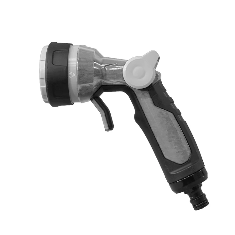 Yuanpin оптовая продажа черная насадка для водяного шланга с узором Металлическая ручной распылитель пользовательские садовые насадки спринклер водяной пистолет