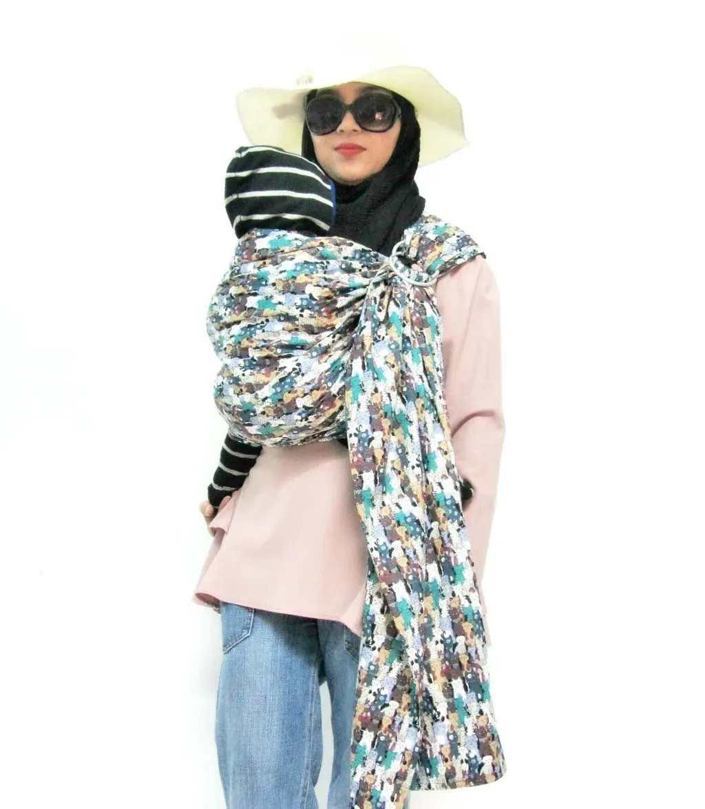 
Summer Breathable Baby Sling Ring Carrier Simple and Generous High-Quality Baby Sling Ring Carriers 