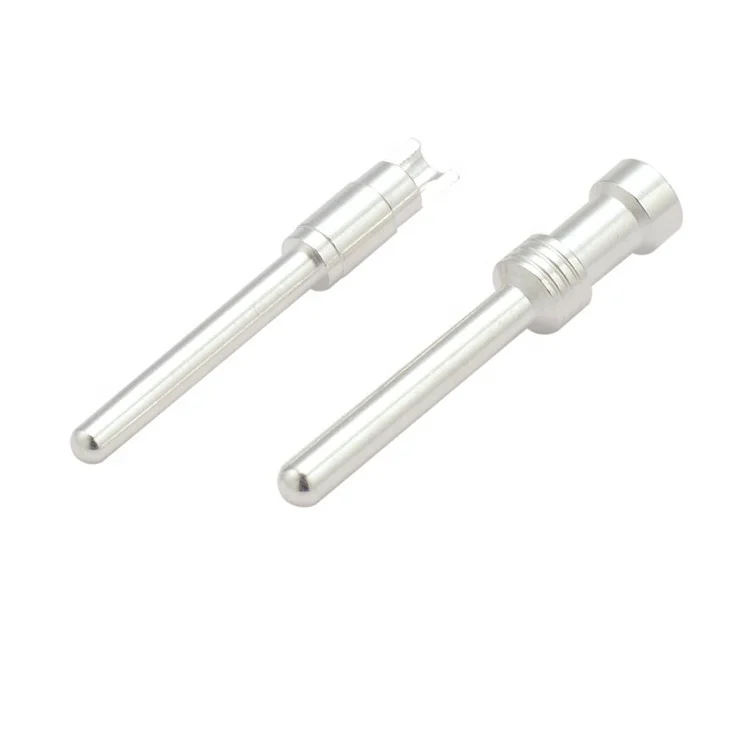 Индивидуальные металлические штифты с ЧПУ, латунные электрические штифты, штекер, гнездо, терминал 1 мм, 1,5 мм, 2 мм, 2,5 мм, 3 мм