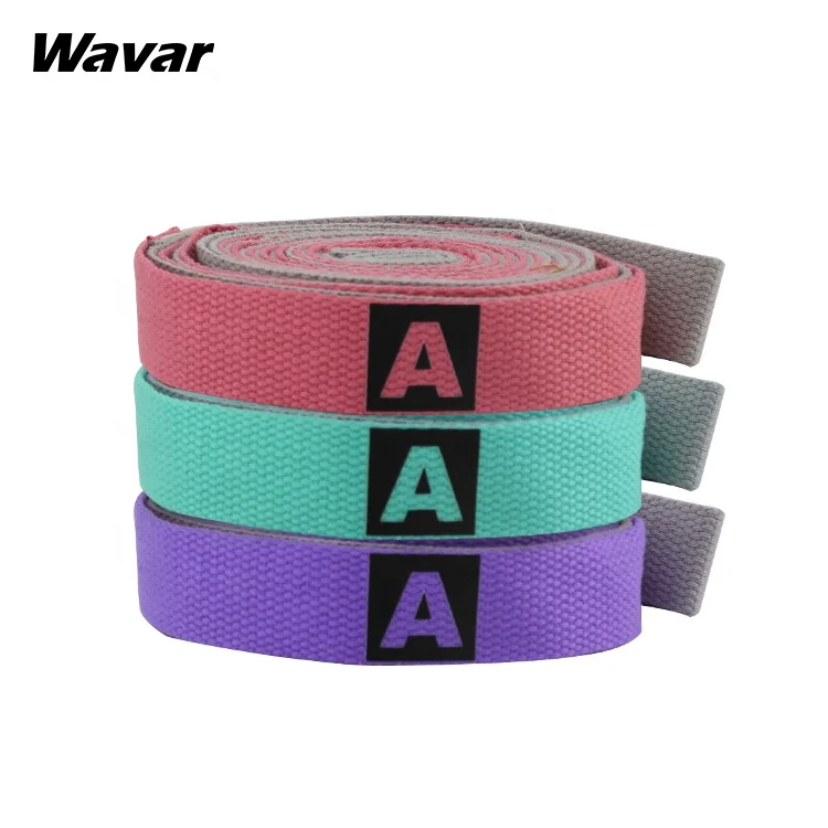  Superior Non-Stretch Woven Yoga Straps Twill with Metal O-Ring Buckle resistance bands