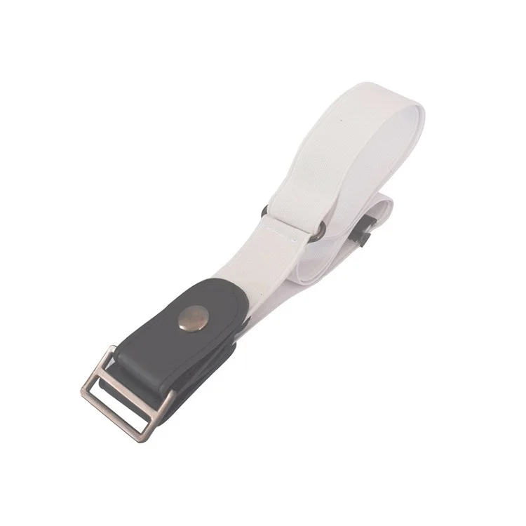 Hot selling adjustable stretch belt no show flat buckle comfortable simple belt