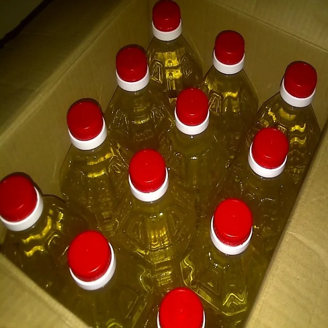  Рафинированное и неочищенное необработанное подсолнечное масло в емкостях ПЭТ-бутылках