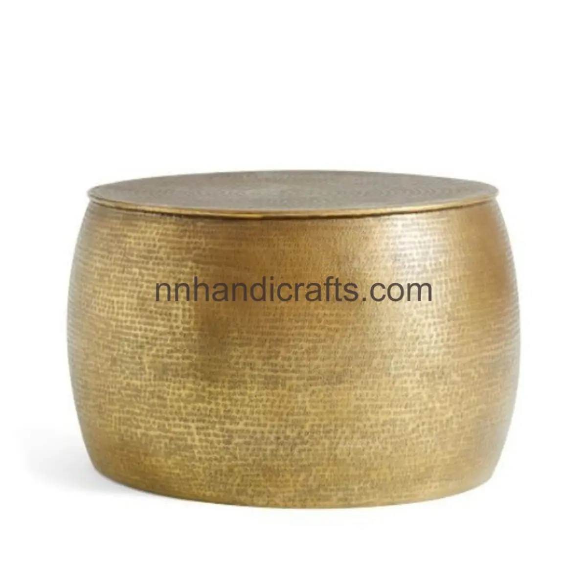 French Iron Steel Metal Golden Brass Antique Round Doom Hammered Bar Fixed Metal Stool Barstool For Kitchen Home Bar Basement