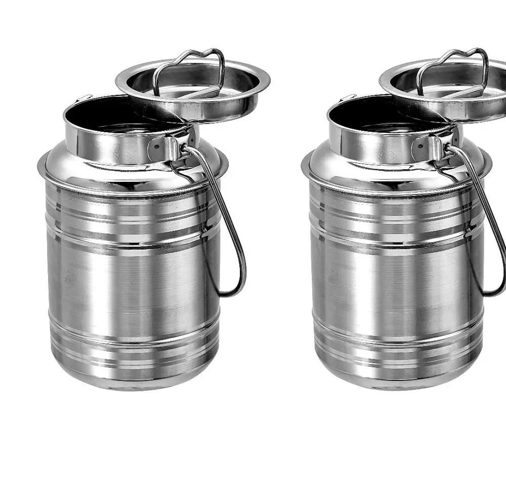 Sale from Indian Vendor 304Stainless Steel milk transport containers milk can Tank Container with lid