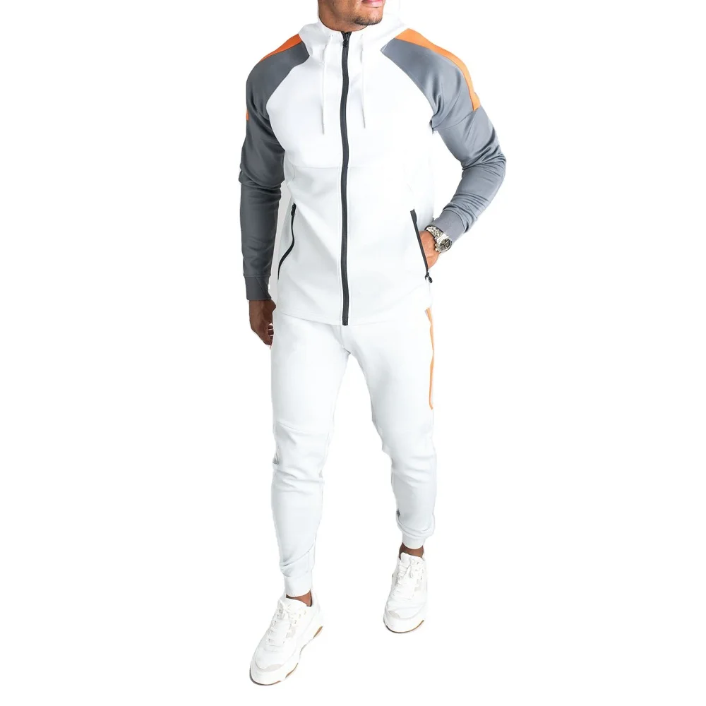 OEM Custom High Quality Large Size Sports Training Jersey Unisex Fitness Sweatsuit Sublimated Embroidery Logo Design Tracksuit