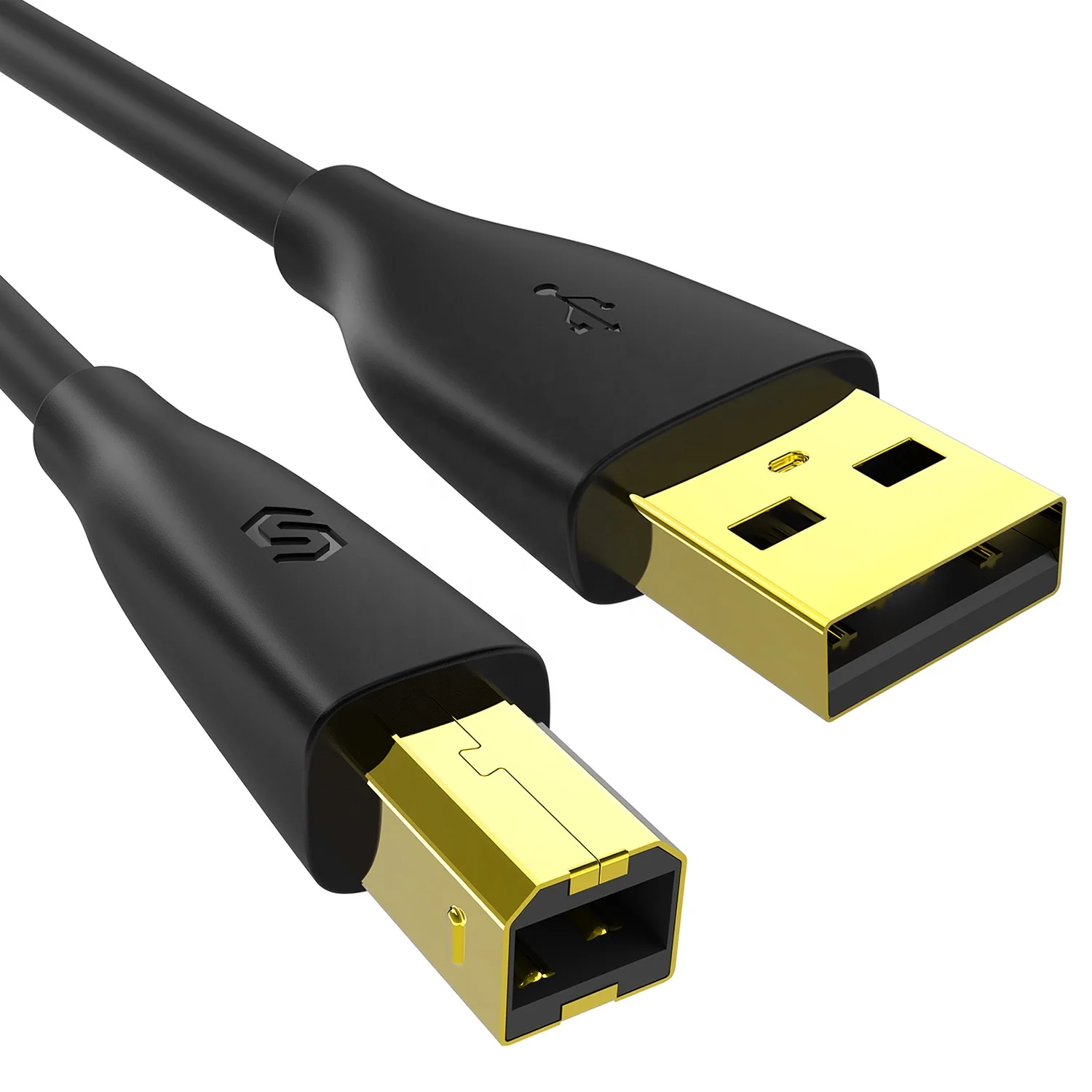 Syncwire 2m/6.5ft Black High Speed USB Printer Cable