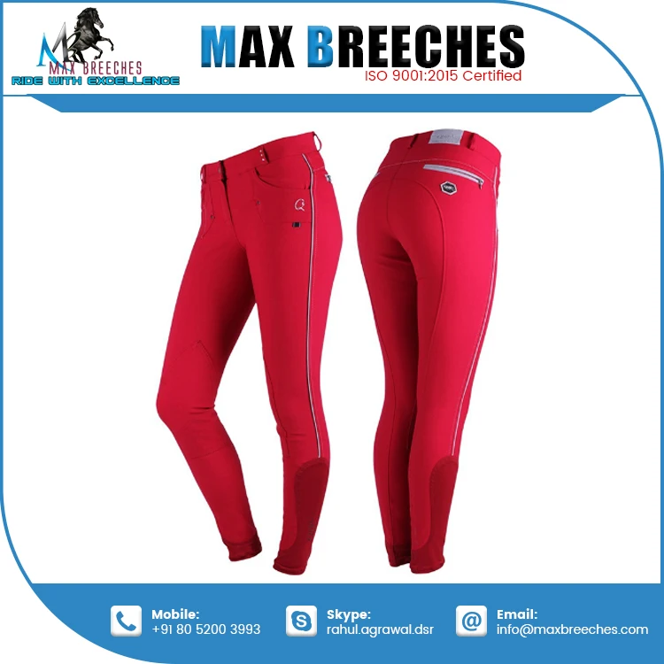 Wholesale Price Full Seat Riding Breeches Silicone Horse Riding Breeches Comfortable Silicon Knee Patch Breeches
