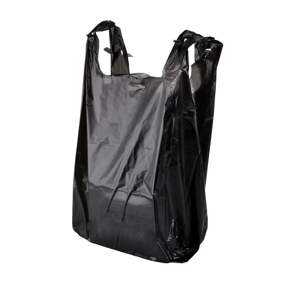 
Cheap T-shirt Bags on Compostable Shopping Bag Custom Logo 