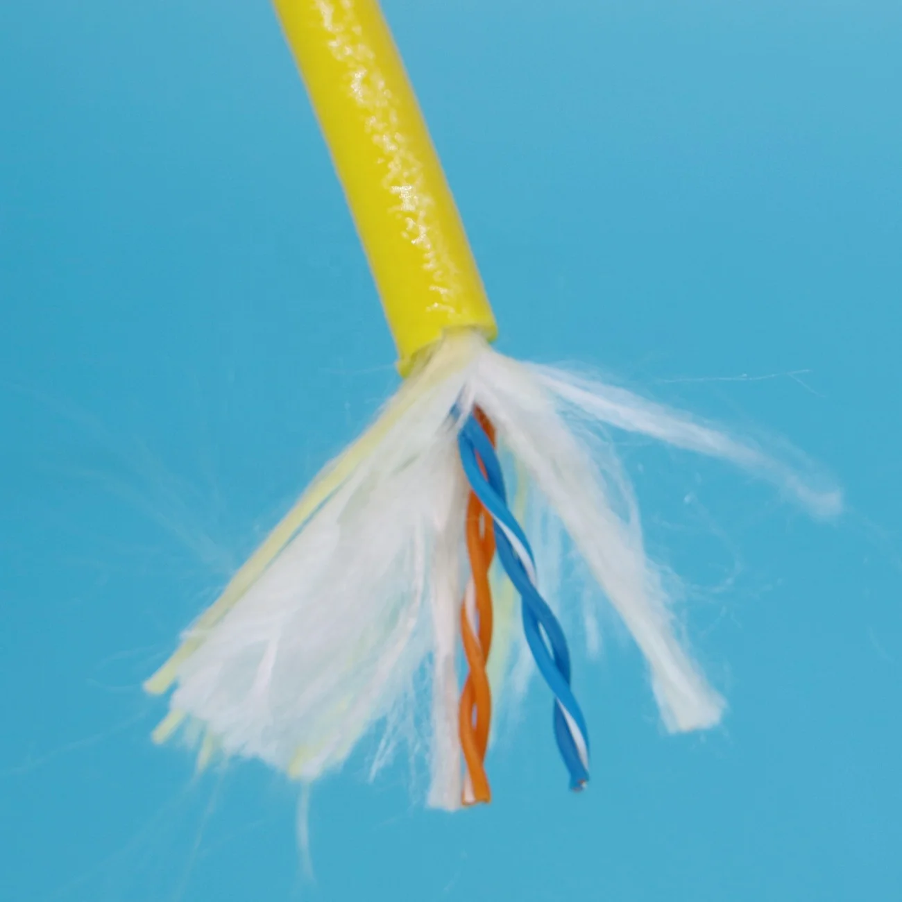 2x2x26awg rov tether neutral buoyant cable underwater umbilical