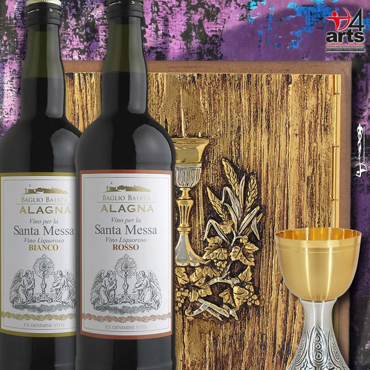 ITALIAN 100 cl  BOTTLE  ARCHBISHOP AUTHORIZATION  WHITE  HOLY WINE - HOLY FOR CHRISTIAN MASS CELEBRATION