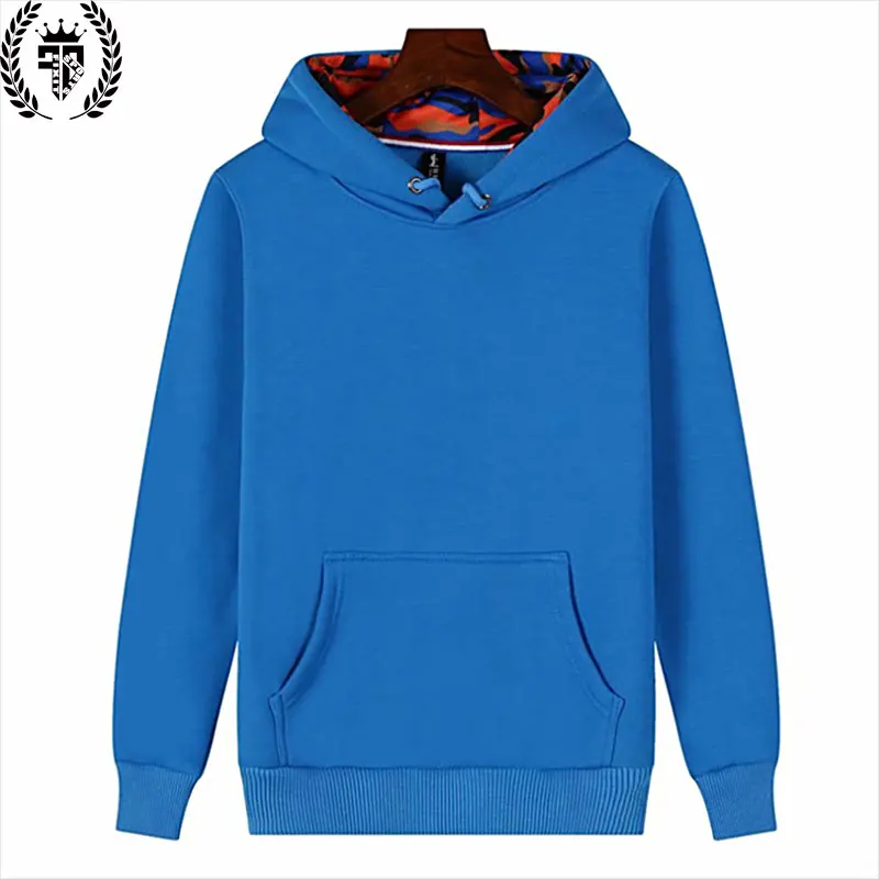 Wholesale Wool Pullover Men Hoodies Sweatshirt Terry hooded Sweatshirt