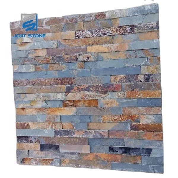 Joiit Stone Natural Split Rusty Slate Natural Stone Wall Tile for Outdoor Decoration