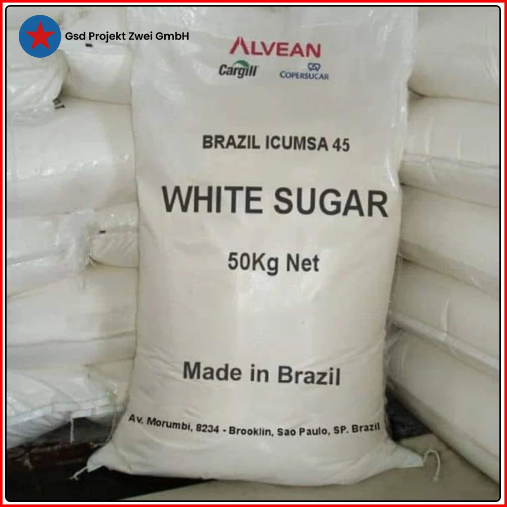 ISO Certified Contract Manufacturer Selling Refined Icumsa 45 White Sugar with Best Price