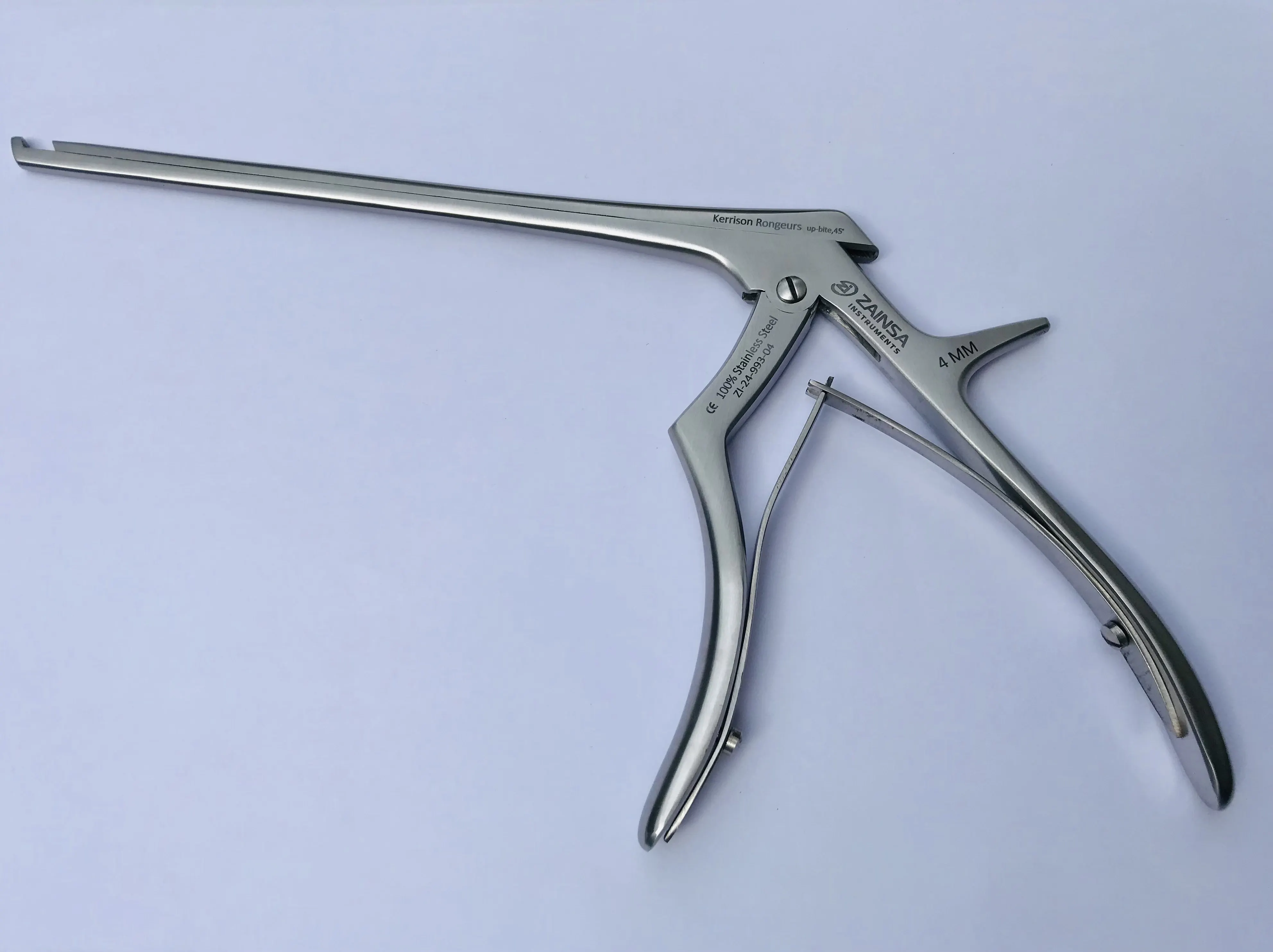 Хирургия позвоночника Kerrison Rongeurs Up bite 45 градусов 4 мм многоразовые инструменты из нержавеющей стали