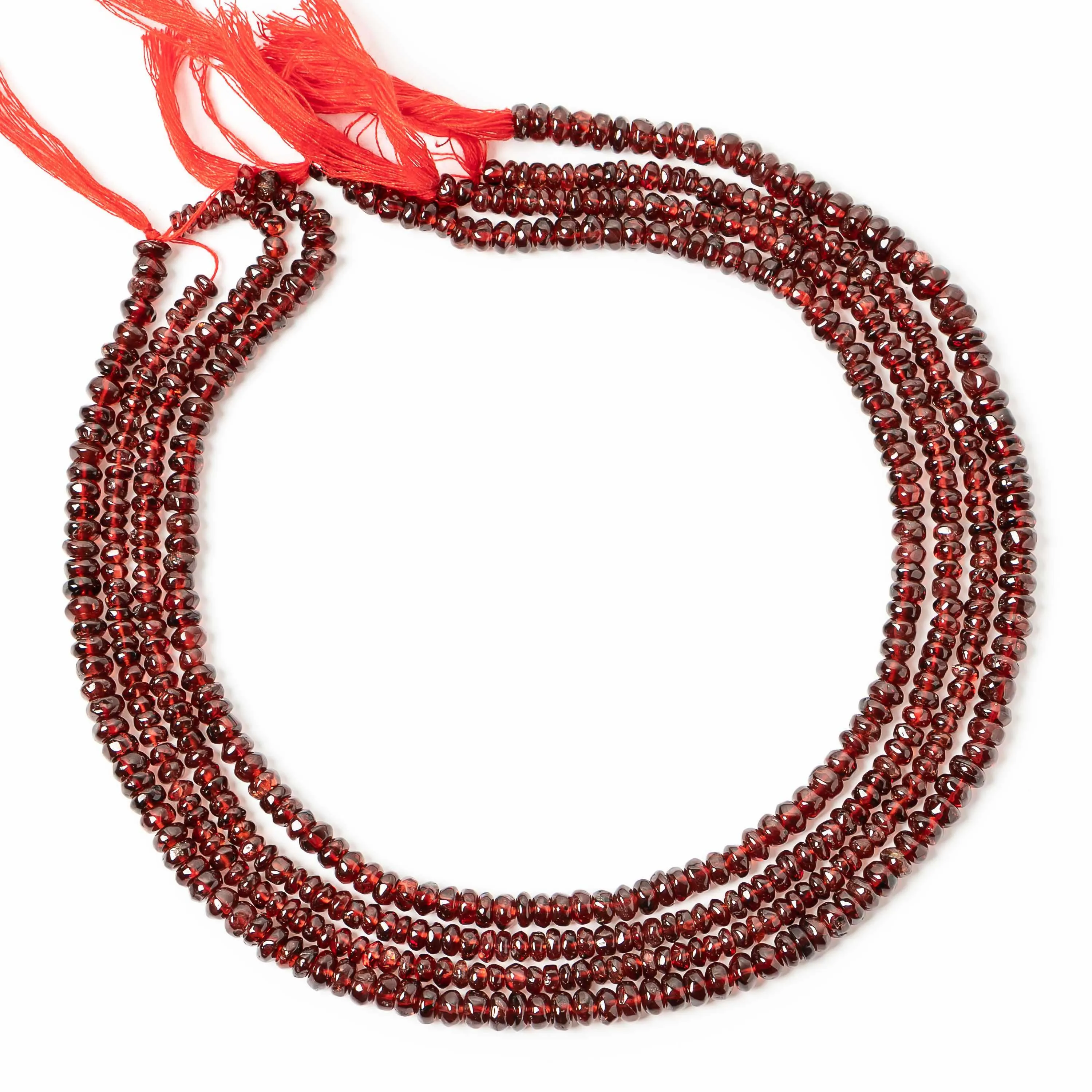 Новое поступление бусины из драгоценных камней Рондель 4-6 мм